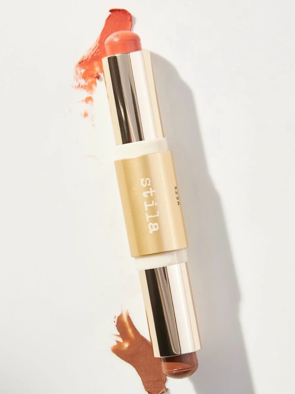 Stila Dual-Ended Cheek Blush Duo Stick — Papaya/Tan BNIB!